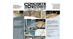 Desktop Screenshot of newconcretedecor.com